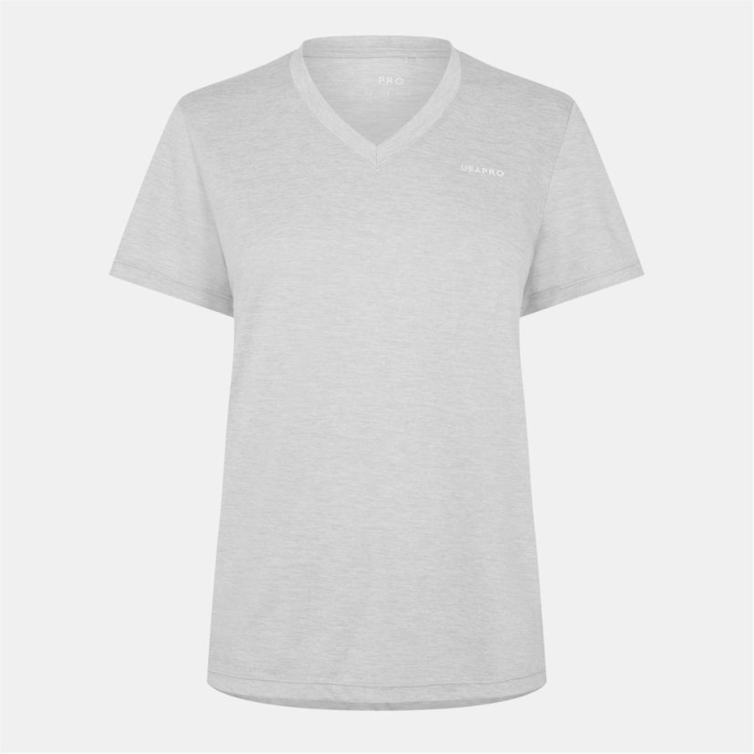USA Pro The USA Pro Tech V Tee Ladies Sage
