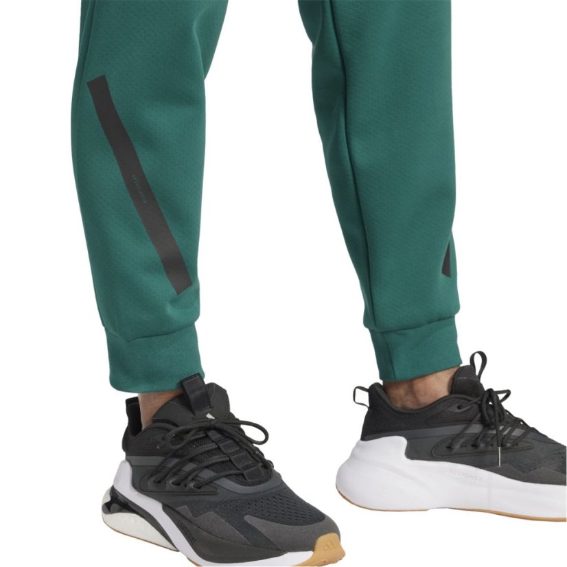 adidas Men's Closed Hem Fleece Joggers Green