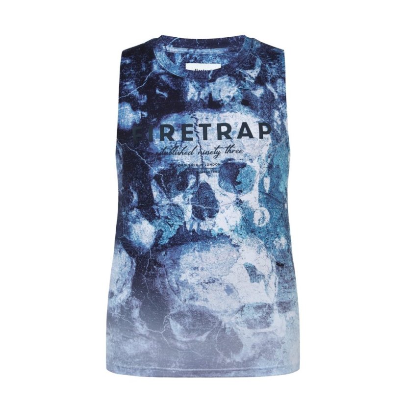 Firetrap Sub Vest Mens Skull