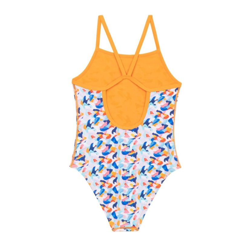 Slazenger Kids' Thin Strap One Piece Swimsuit Purple