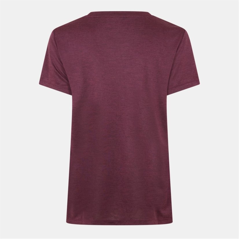 USA Pro The USA Pro Tech V Tee Ladies Dark Cherry