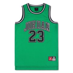 Air Jordan Mens Nike Jordan Basketball Jersey Number 23 Lucky Green