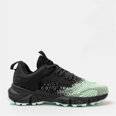 Donnay Knit Runner Junior Black/Mint Grn