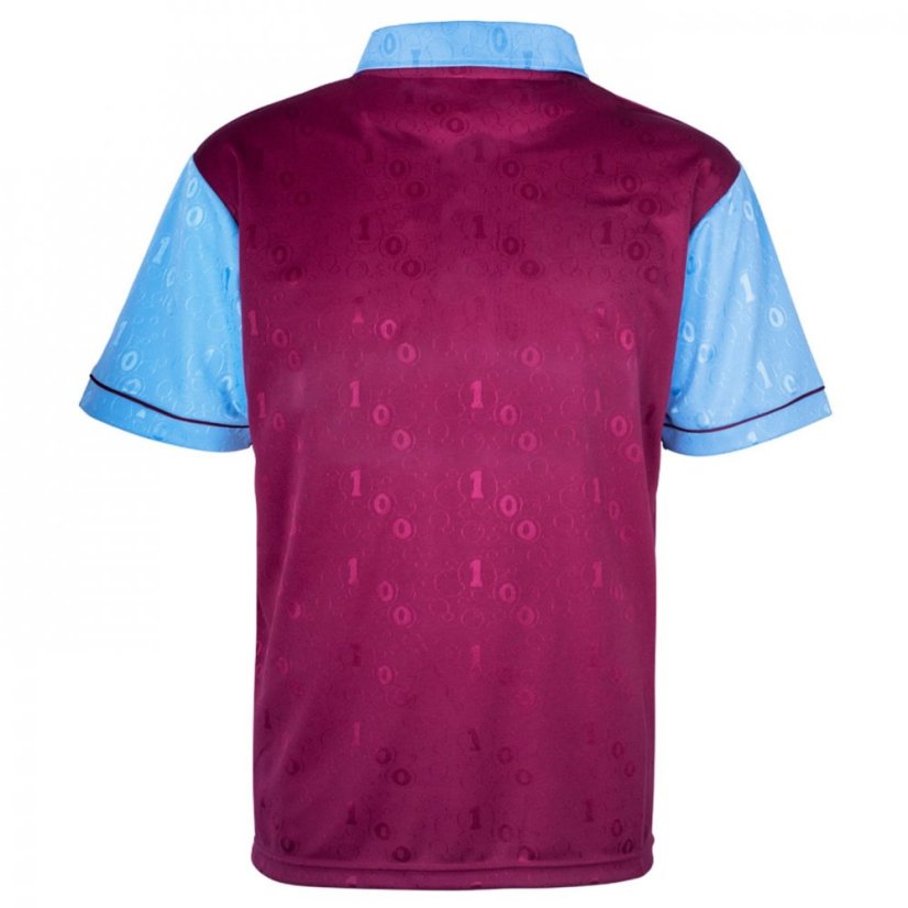 Score Draw West Ham United Home Centenary Shirt 1995 Adults Claret