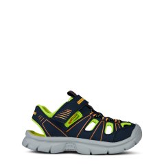 Skechers Lightweight River Sandal Flat Sandals Unisex Kids Navy/Lime