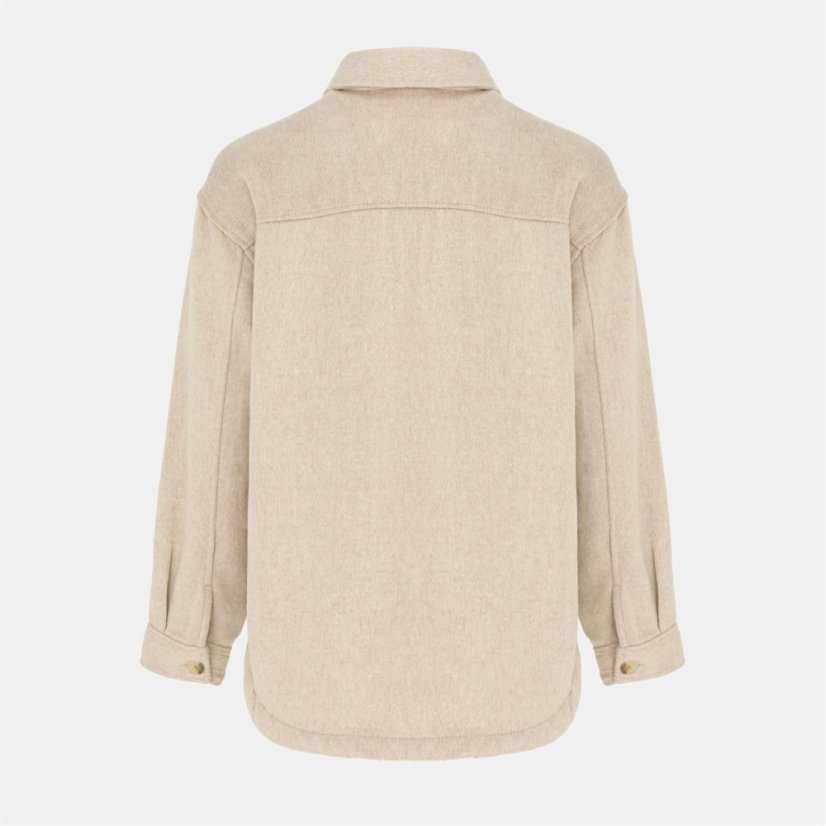 Miso Wool Shirt Ladies Beige