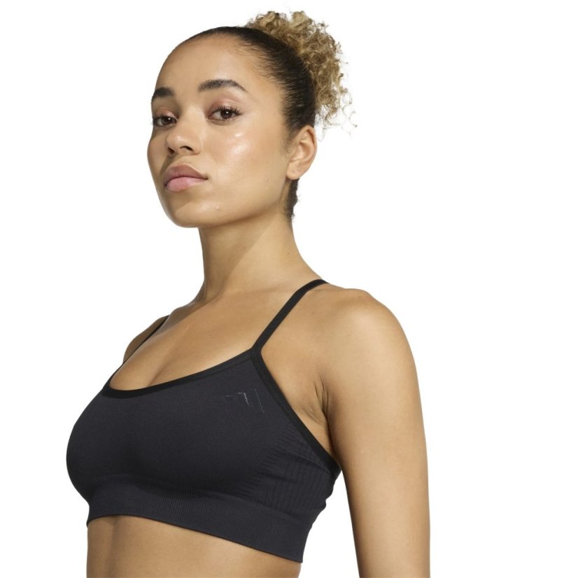 adidas Women's Sleeveless Low Impact Sports Bra Black