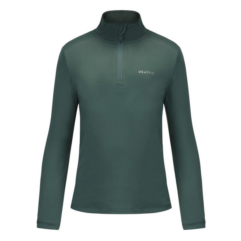 USA Pro 1/4 Zip Junior Khaki