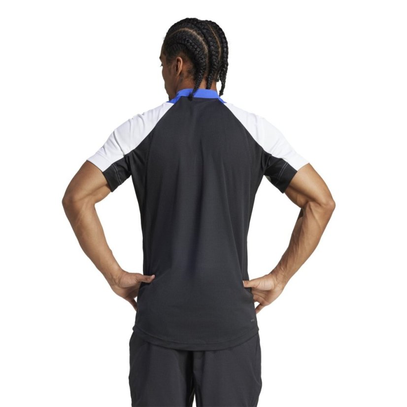 adidas Tennis Pro HEAT.RDY FreeLift pánske polo tričko Blu/Wht/Blk