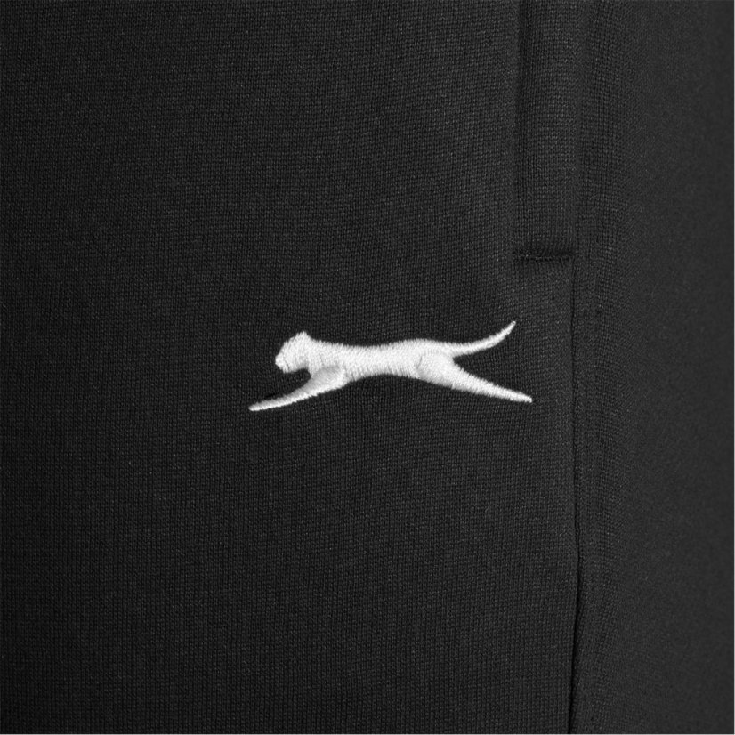 Slazenger Open Hem Fleece Pants Mens Black