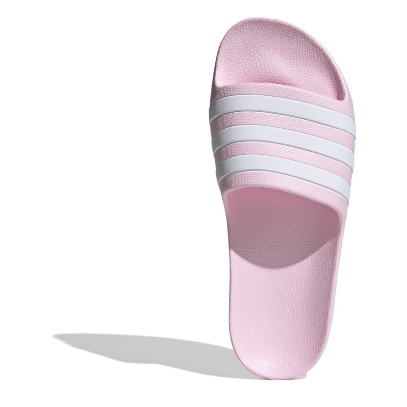 adidas Adilette Aqua Slides Junior Pink/White
