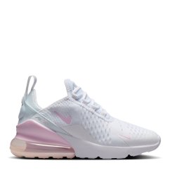 Nike Air Max 270 Big Kids' Shoes White/Pink Foam