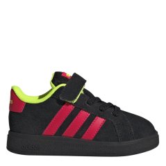 adidas Kids' Grand Court Trainers Core Black/Luci