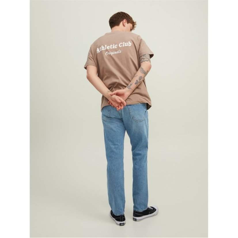 Jack and Jones Men's Chris Slim Fit Jeans Blue Denim