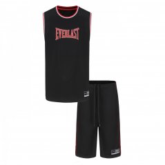 Everlast Basketball Set Mens Black/Red