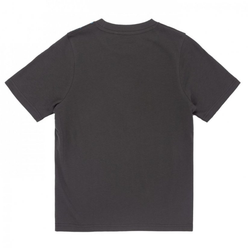 No Fear New Graphic T Shirt Junior Boys Charcoal Globe