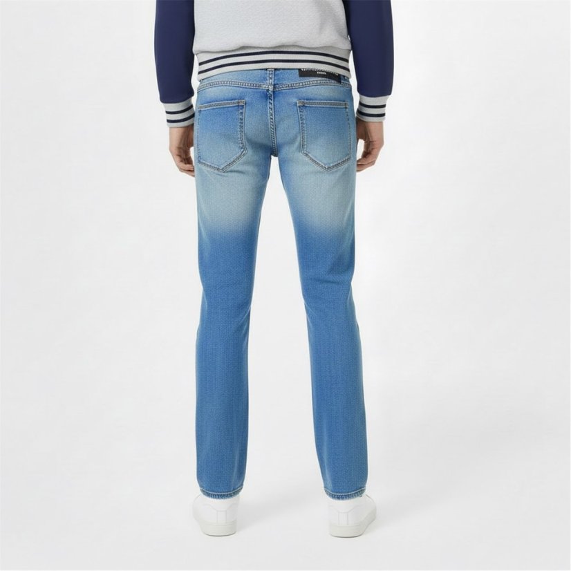 Criminal Damage Men's Skinny Jeans Blue Wash
