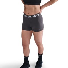 Nike Pro Three Inch Shorts Womens Thundr Grey/Wht
