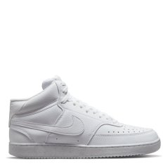 Nike Court Vision Mid Next Nature Mens Triple White