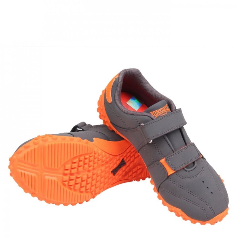 Lonsdale Fulham Trainers Child Charcoal