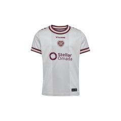 Hummel Hearts Away Shirt 2026/27 Juniors White/Maroon