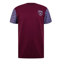 Source Lab SLab West Ham Graphic pánské tričko Claret/Blue
