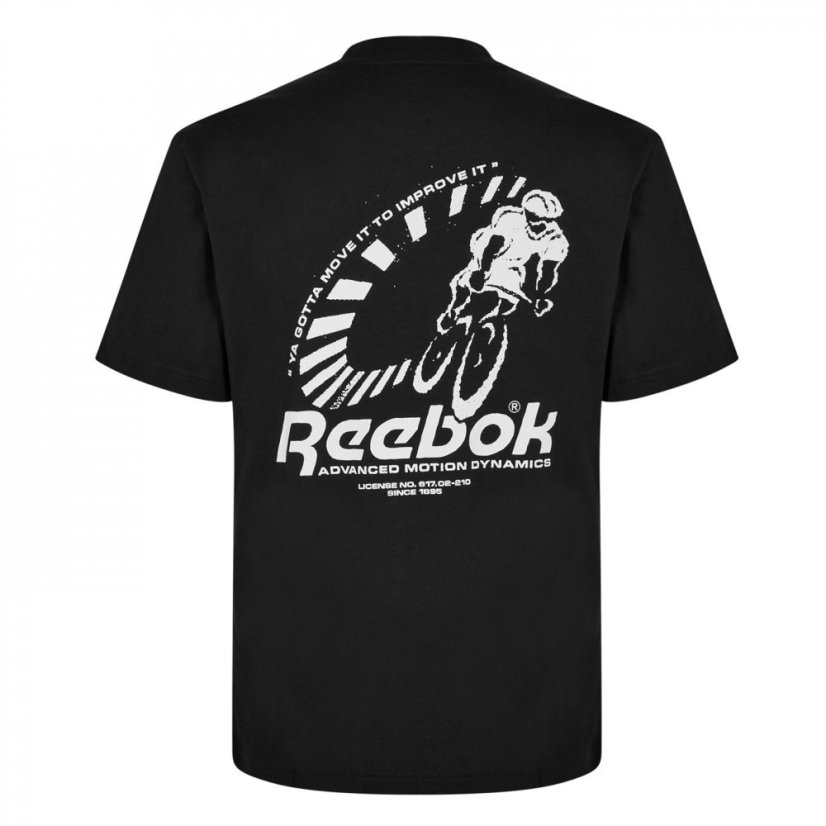 Reebok Graphic Series T-Shirt Gym Top Mens Black