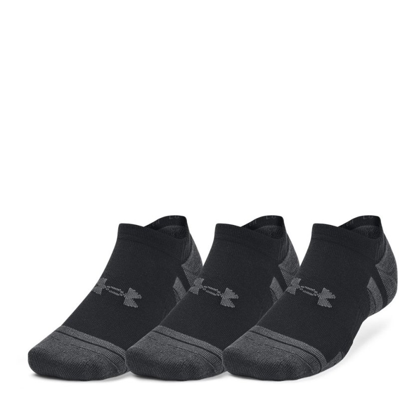 Under Armour UA Performance Tech 3-Pack No Show Socks Unisex Black