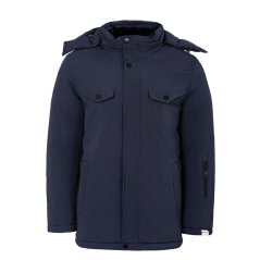 Lee Cooper Men's Quilted Padded Puffer Jacket Navy