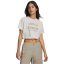 Under Armour Women's Bungee Hem T-Shirt Summit White