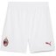 Puma AC Milan Home Shorts 2024 2025 Adults White