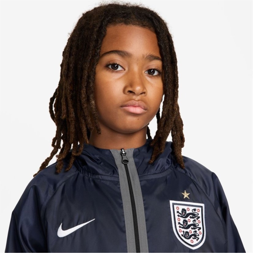 Nike Kids' England International Licensed Tracksuit Top Navy/Black