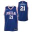 Nike Philadelphia 76ers Joel Embiid #21 Jersey Blue