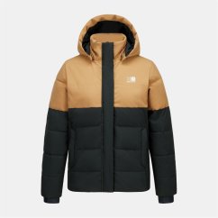 Karrimor Kids Orbit Baffle Thermolite Hooded Insulated Puffer Jacket Black/Beige