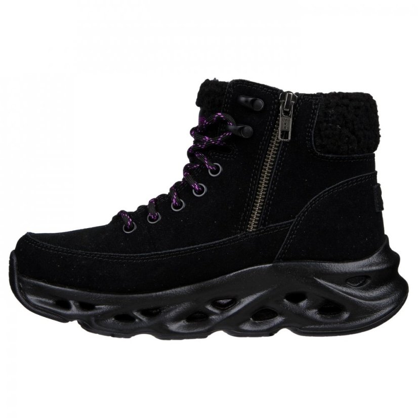 Skechers GS Wntr Bt Ld99 Black Suede