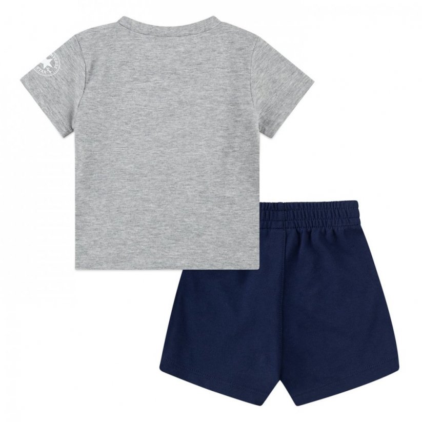 Converse AOP Shirt And Shorts Set Baby Boys Midnight Navy