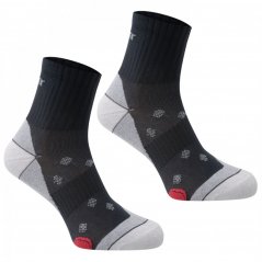 Karrimor 2 pack Running Socks Ladies Mid Grey
