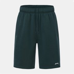 Slazenger Fleece pánske šortky Forest Green