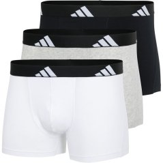 adidas 3 Pack Boxers Mens Assorted