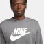 Nike Sportswear Club Fleece Men's Graphic Crew Sweater Charcoal