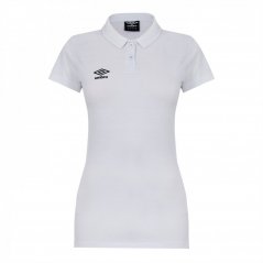 Umbro Women's Club Essential Polo White/Black