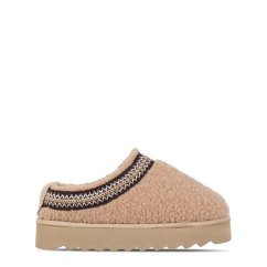 SoulCal Women's Slip-On Mule Slippers Sand Borg