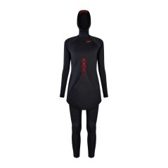 Speedo Hydro-pro Modesty Black/Fed Red