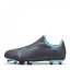 Puma Finesse Firm Ground Football Boots Childrens Grey/Aqua