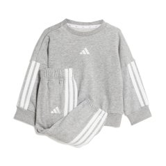 adidas Infants BOS Jog French Terry Set Grey/White