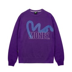 Money Stencil Block Crew Purple