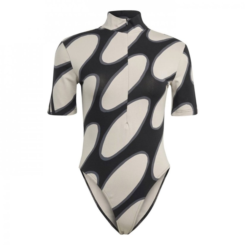 adidas x Marimekko Future Icons Three Stripes Bodysuit LBrwn/Blk/Gry