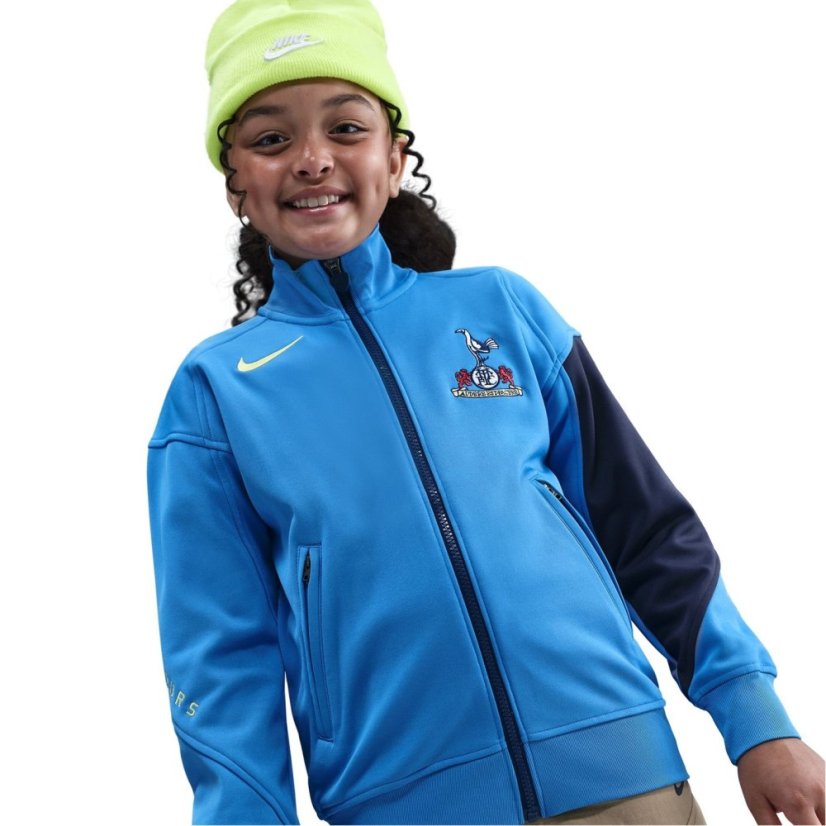 Nike Tottenham Hotspur Anthem Jacket 2025 2026 Juniors Blue/Yellow