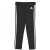 adidas Girls 3 Stripes Leggings Black/White