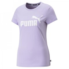 Puma No1 Logo QT T Shirt Vivid Violet